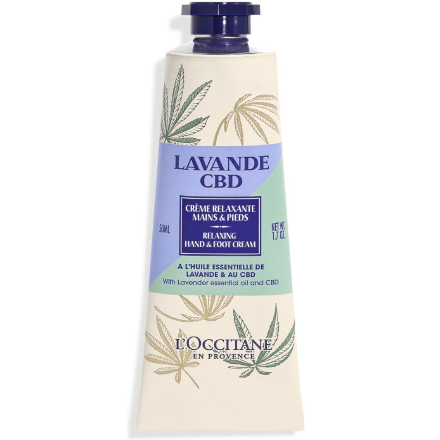 l'occitane Lavande CBD Crème Relaxante Mains & Pieds 50 ml