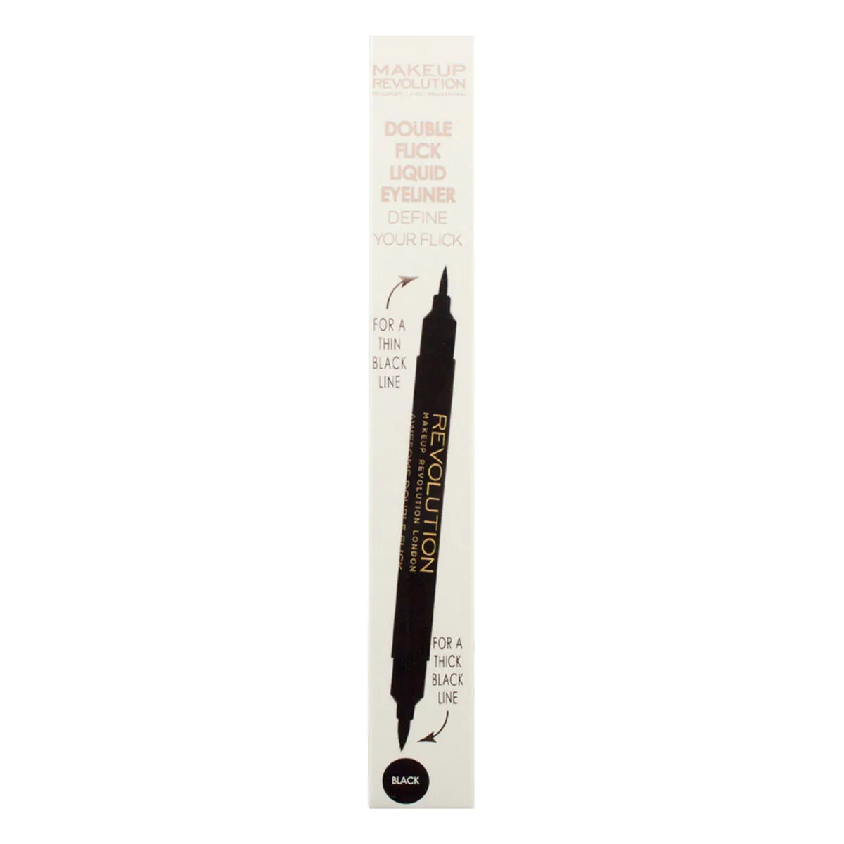 MAKEUP REVOLUTION Tyk & Tynd Dobbelt Flydende Eyeliner 1ml