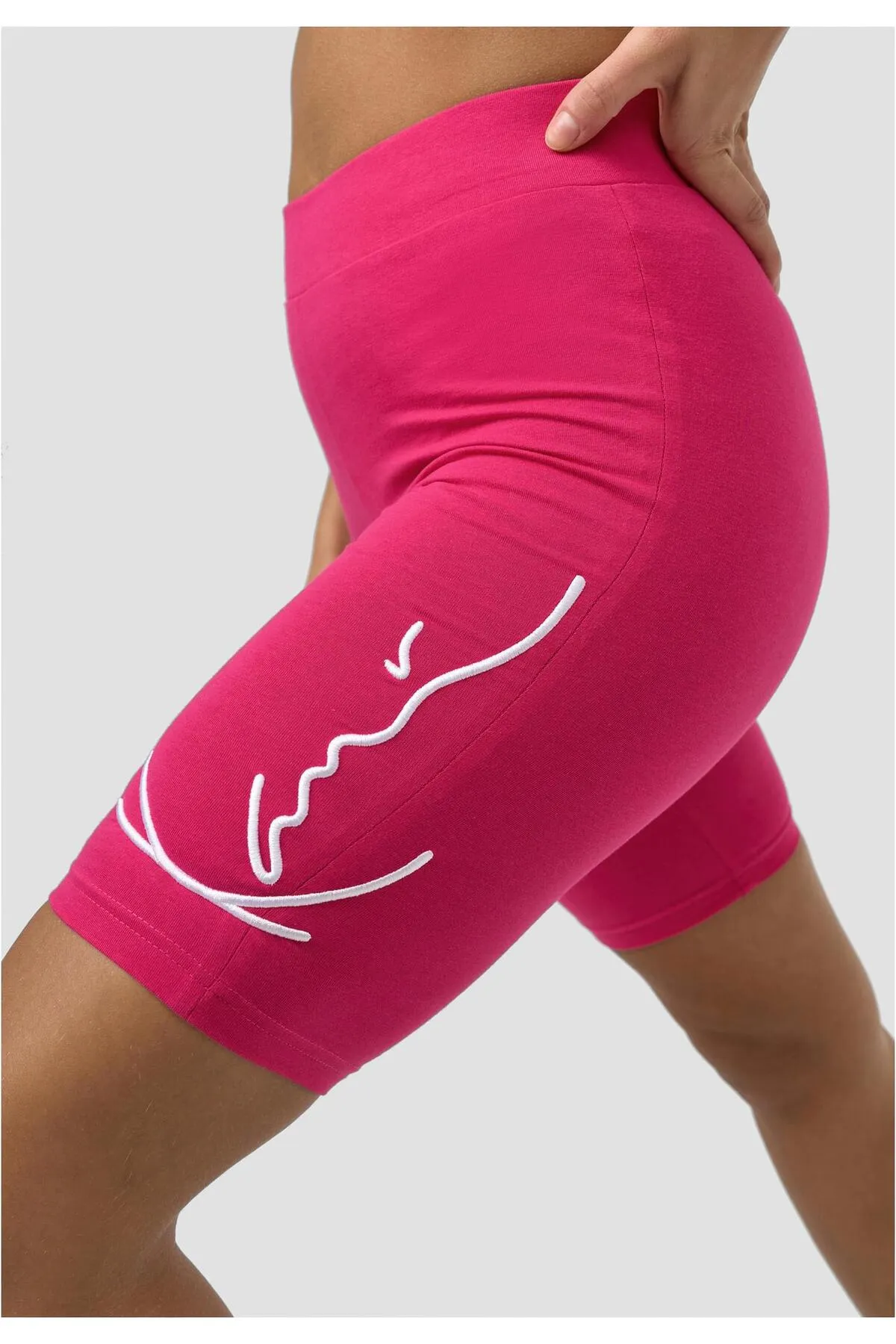 KARL KANI  Kurze Sporthose - Rosa - Mittlerer Bund
