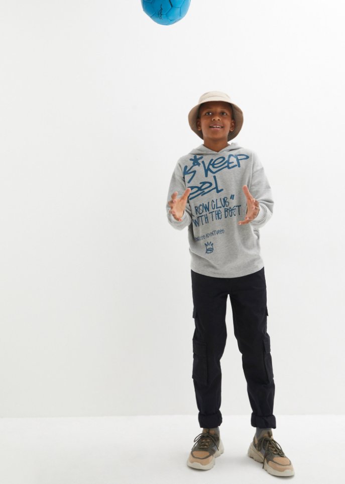 Jungen Kapuzensweatshirt, Oversized