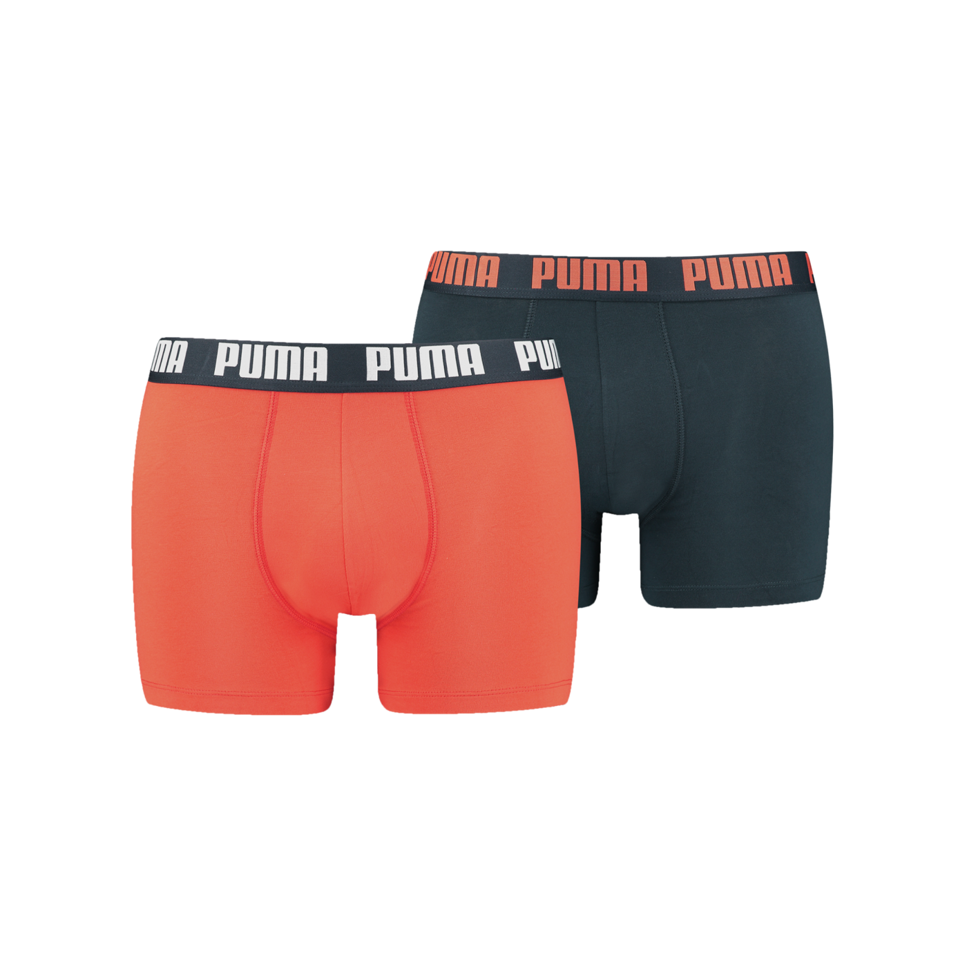 PUMA Basic Boxer 2er Pack Rot Blau F054