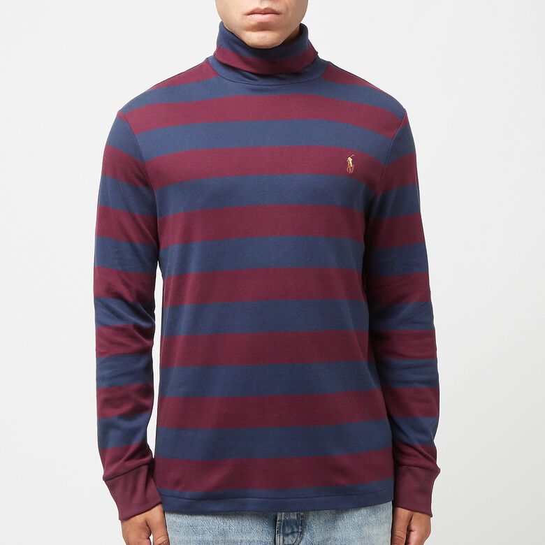 Polo Ralph Lauren Long Sleeve-Pullover harvard wine/newp ort navy