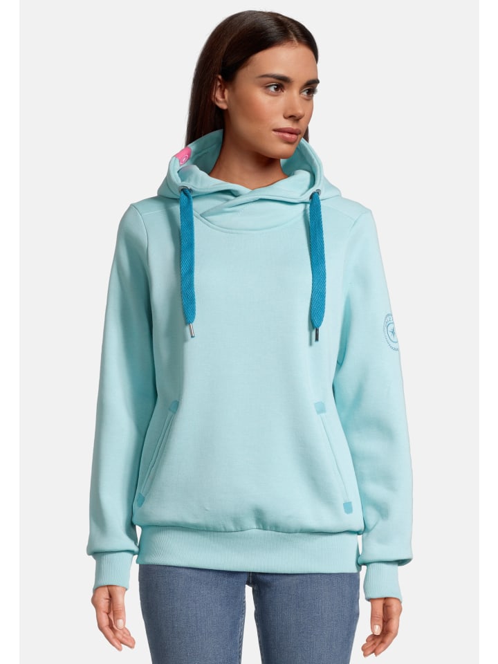 Salzhaut Hoodie SÜNN in Aqua günstig kaufen