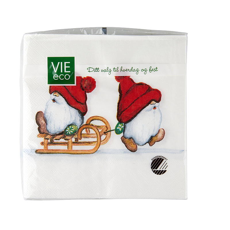Vie Eco Servietter 20-pk 33x33 cm juledesign