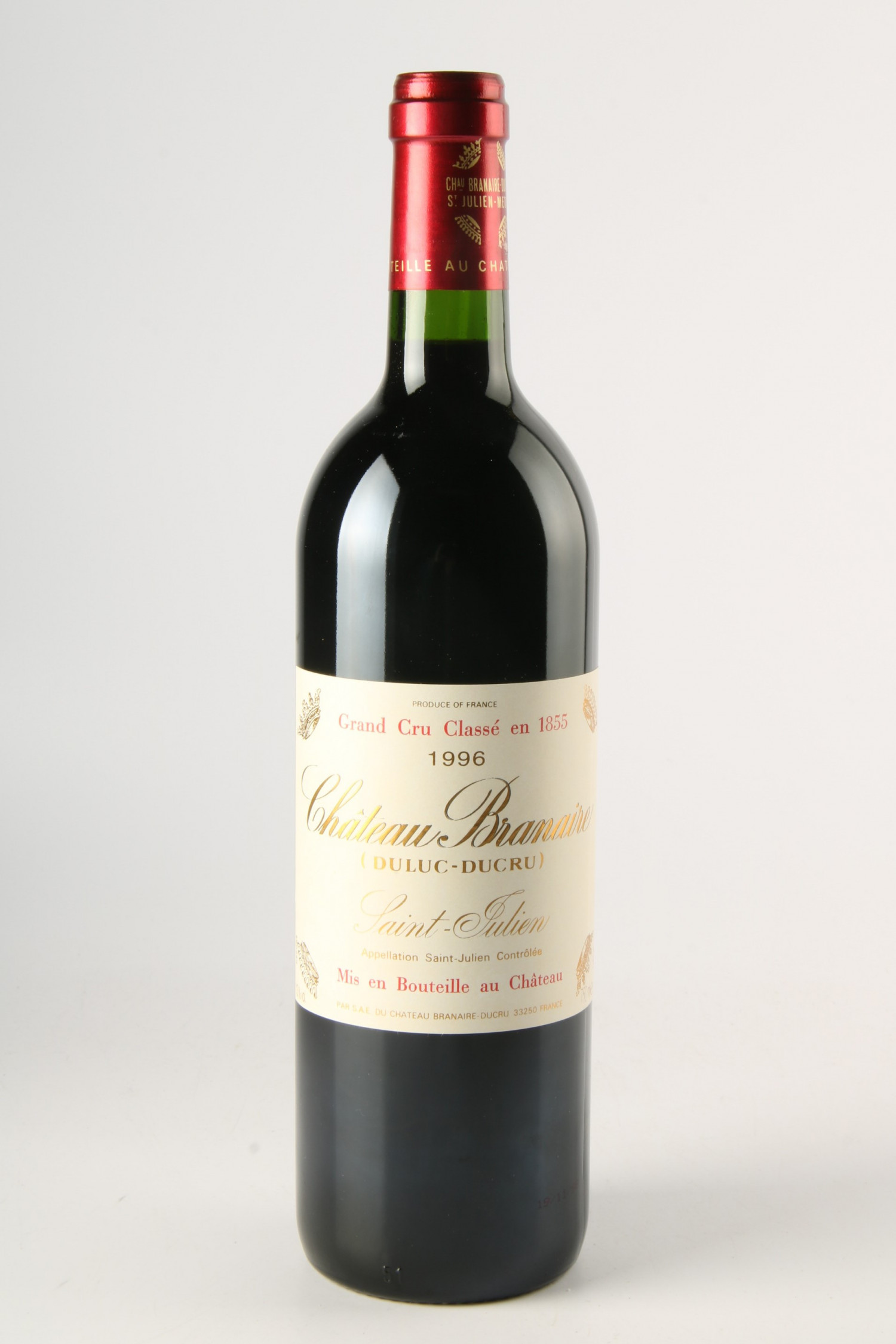 Château Branaire Ducru 1996, Saint Julien