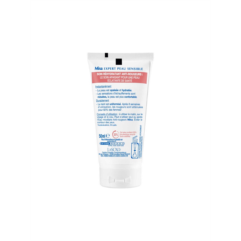 mixa Expert Peau Sensible Soin Réhydratant Anti-Rougeurs CC Crème
