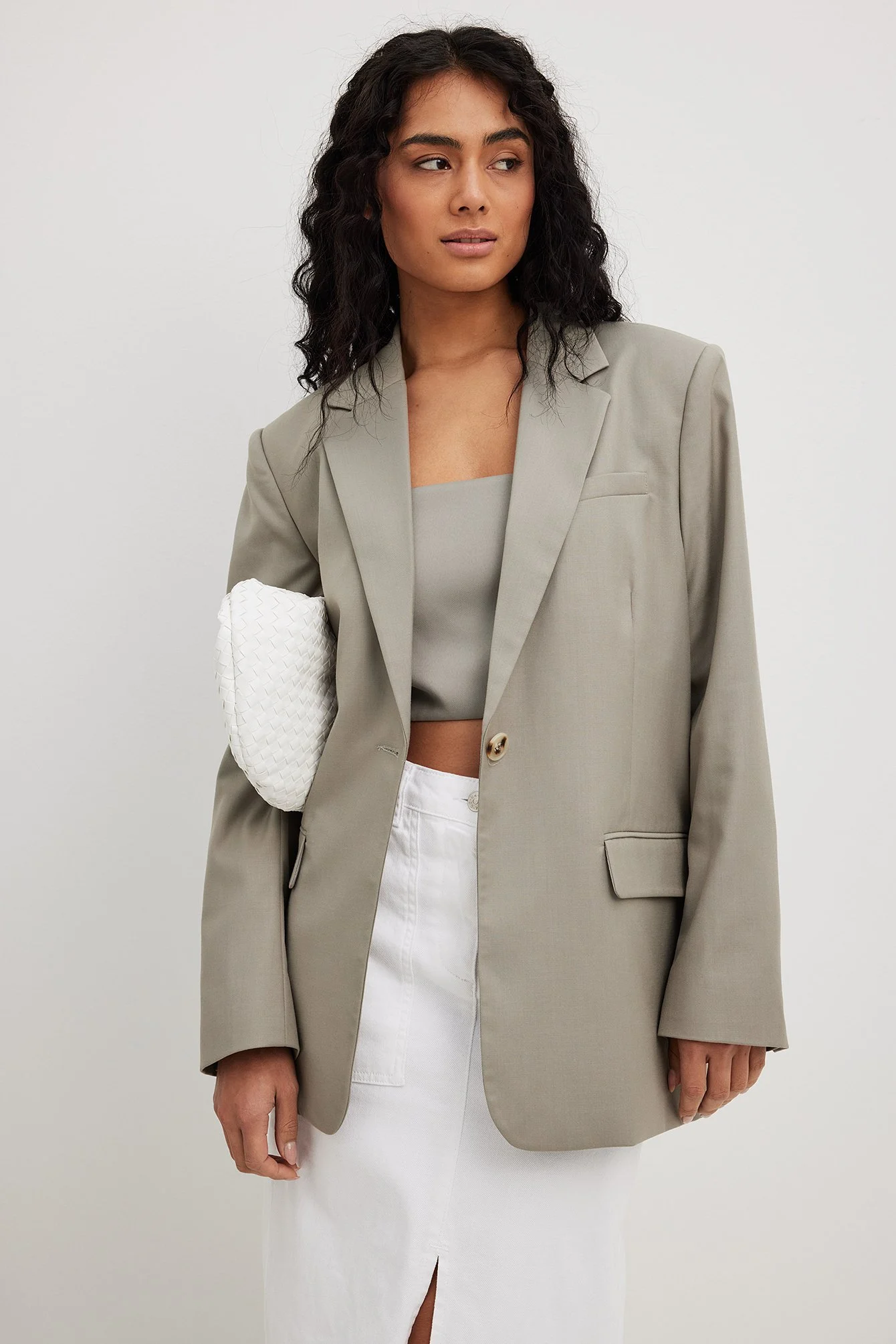 Oversize-Blazer mit taillierter Passform