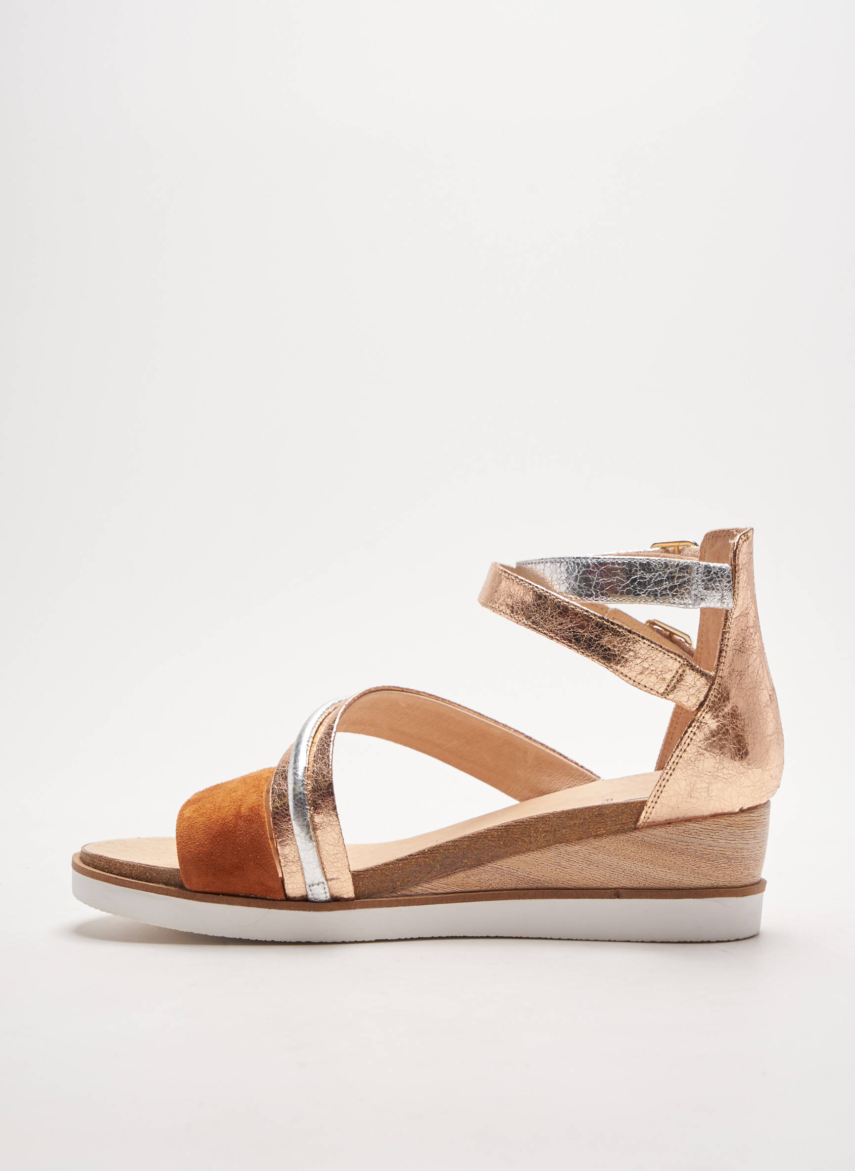 Fugitive By Francesco Rossi Sandales Nu Pieds Femme couleur marron