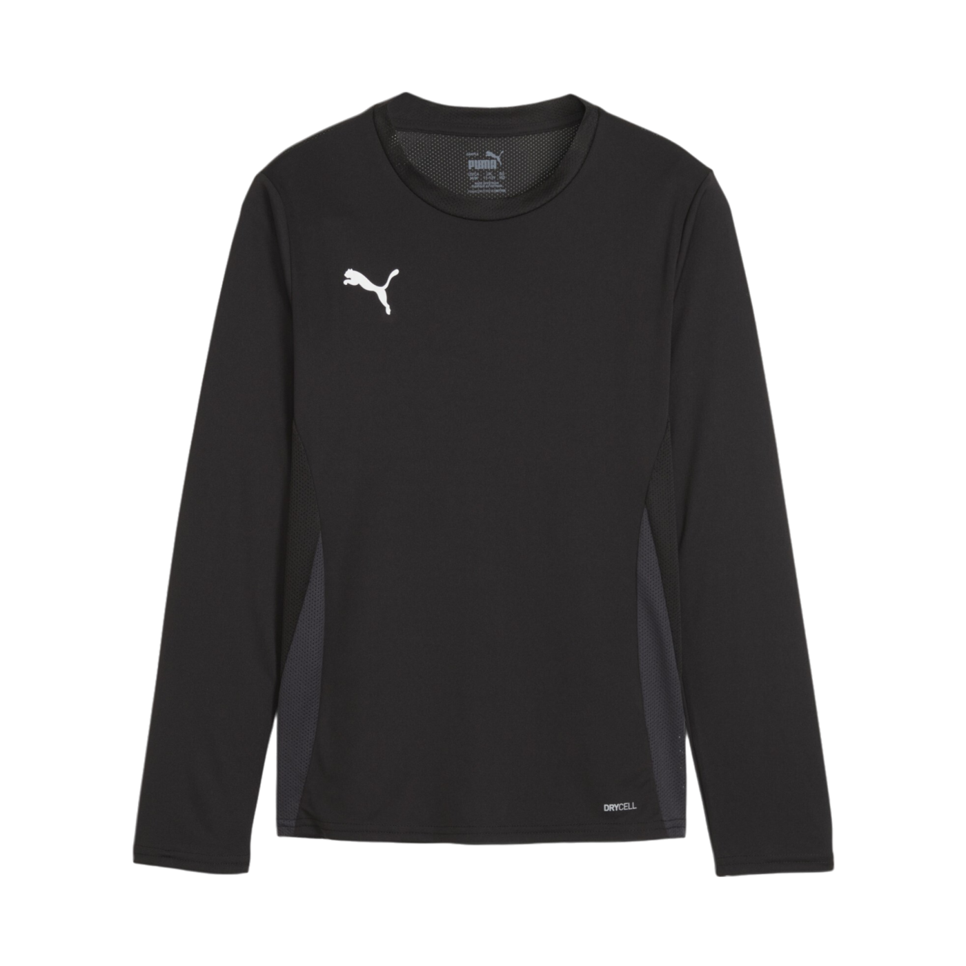PUMA teamGOAL Trikot Langarm Kids Schwarz Weiss F03