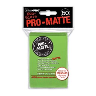 Pro-Matte Sleeves Light Green (50 Hüllen) [66x91mm]
