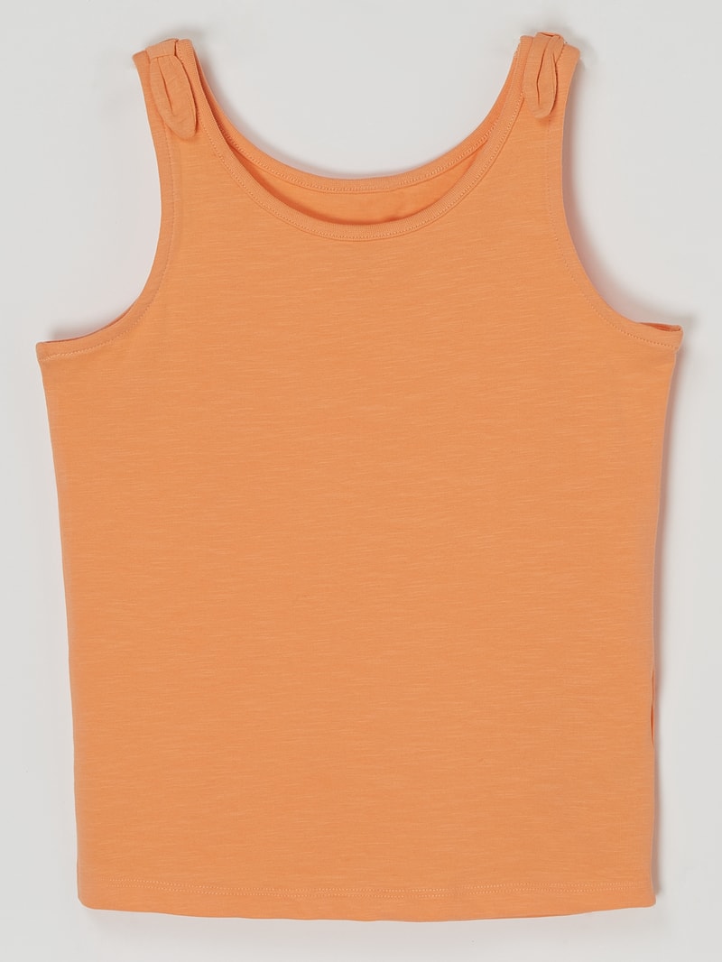 Top mit Stretch-Anteil Modell 'Jara' in orange