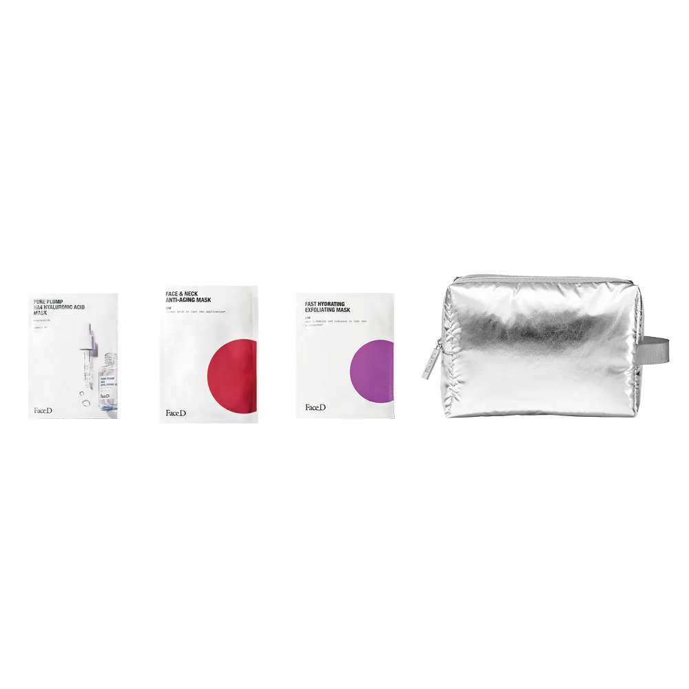 Viso Silver Mask Kit - Hidratantni set, Hidratantna maska za lice, 24-satni hidratantni tretman lica