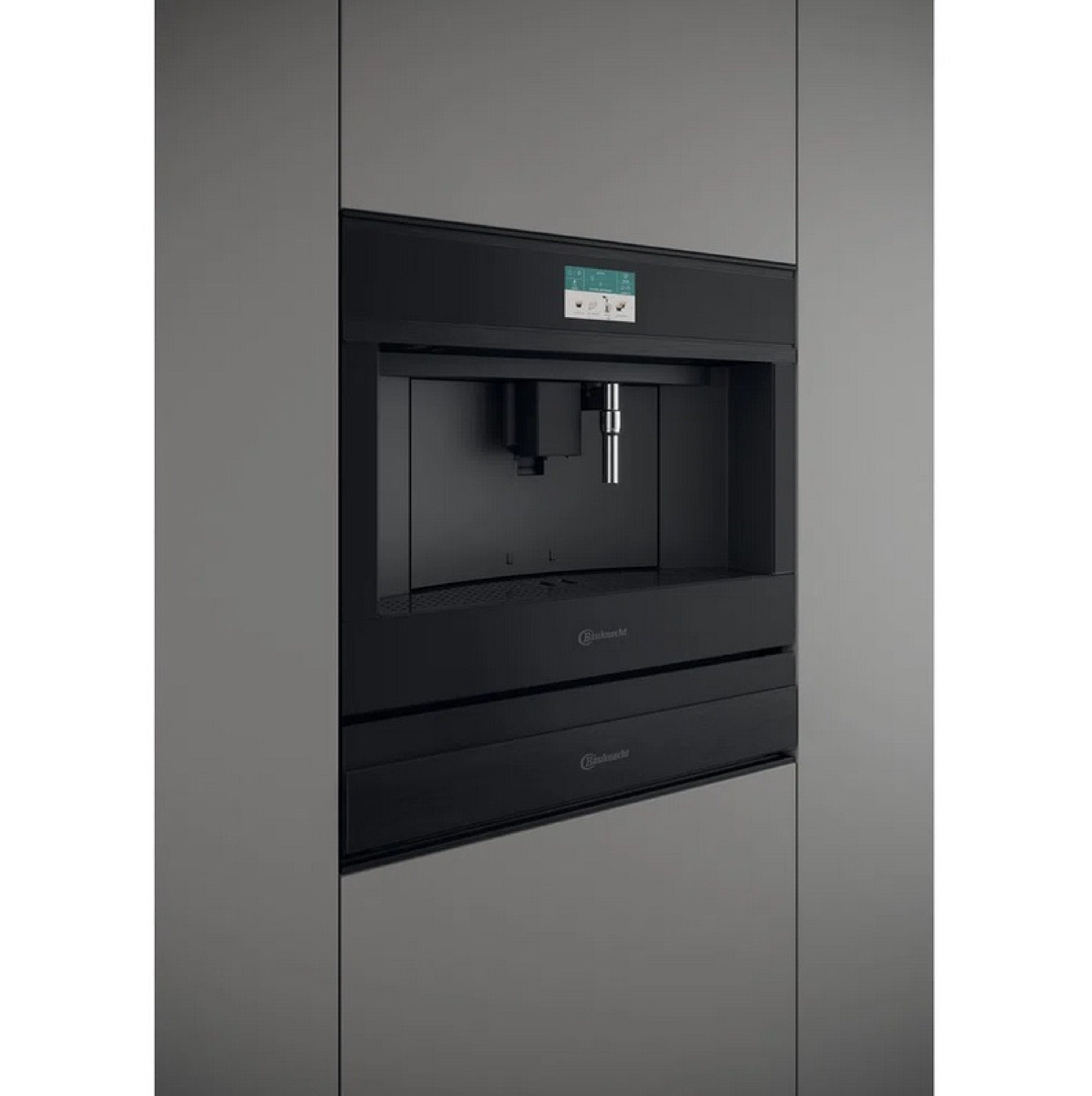 BAUKNECHT Einbau-Kaffeevollautomat KMT11F45, Cappuccino-Funktion, Dampf und Heißwasserfunktion, Entkalkungsprogramm