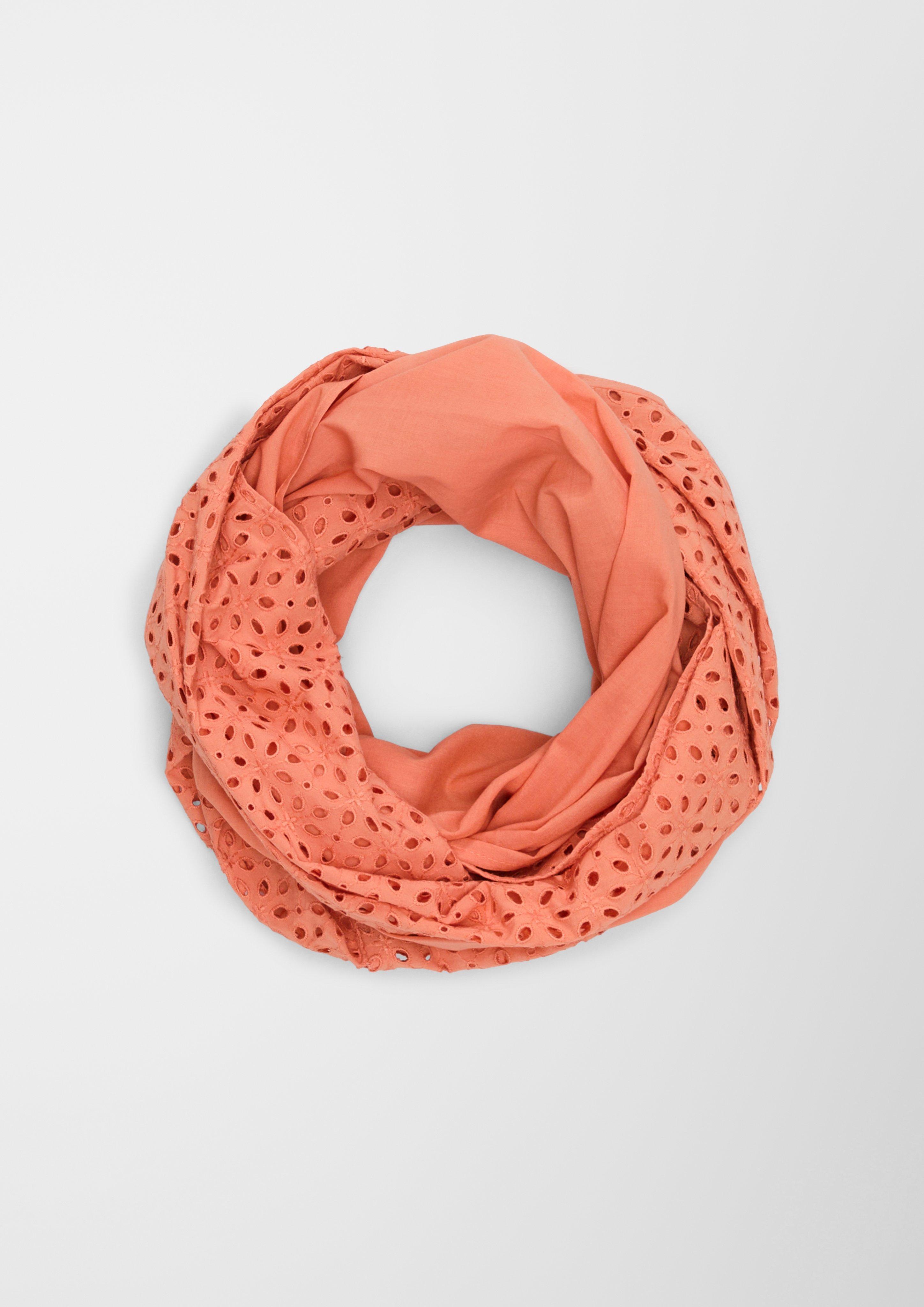 Loop-Schal mit Lochstickerei  2130097-27L4