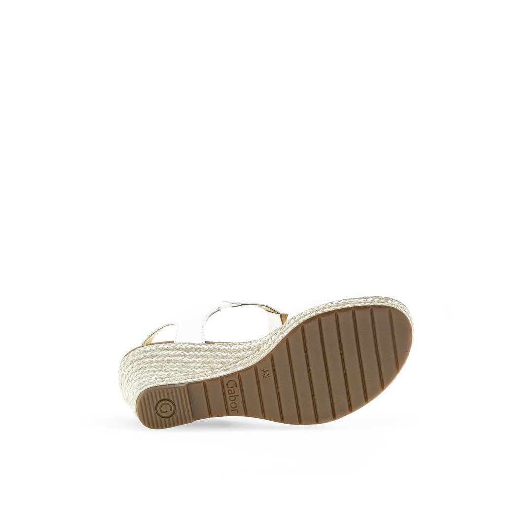 Gabor comfort Keilsandalette weiß