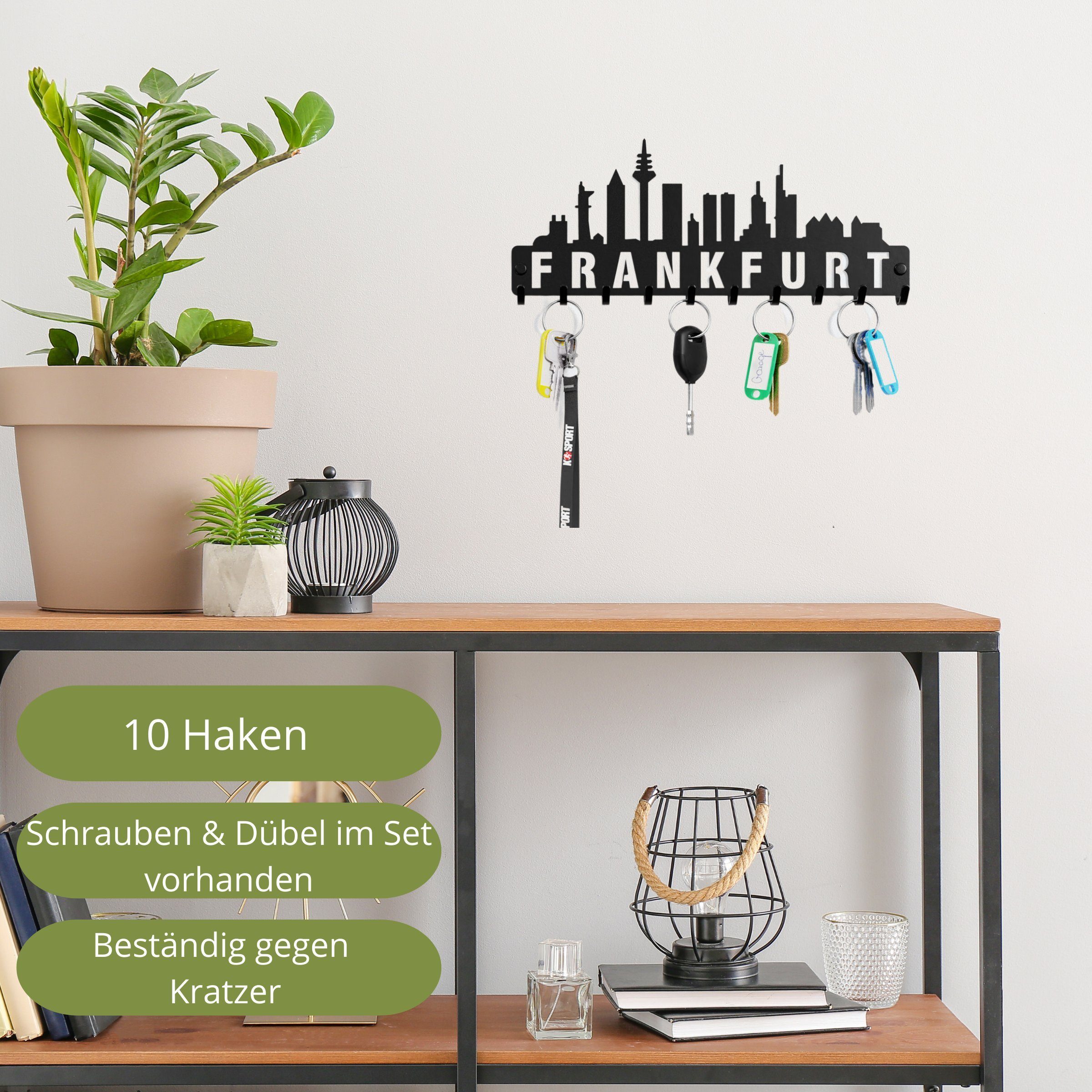 NOGGI - Home Decor Masters Schlüsselleiste Schlüsselbrett 