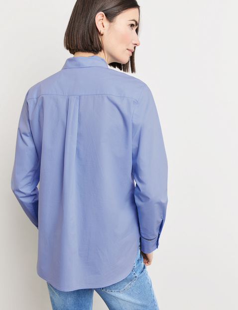 Elegante Schluppenbluse aus nachhaltiger Baumwolle