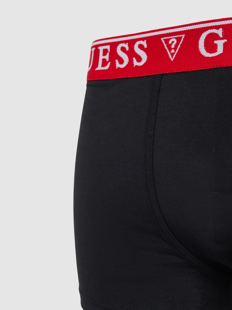 Trunks mit elastischem Bund Modell 'BRIAN HERO' im 3er-Pack in mittelgrau meliert