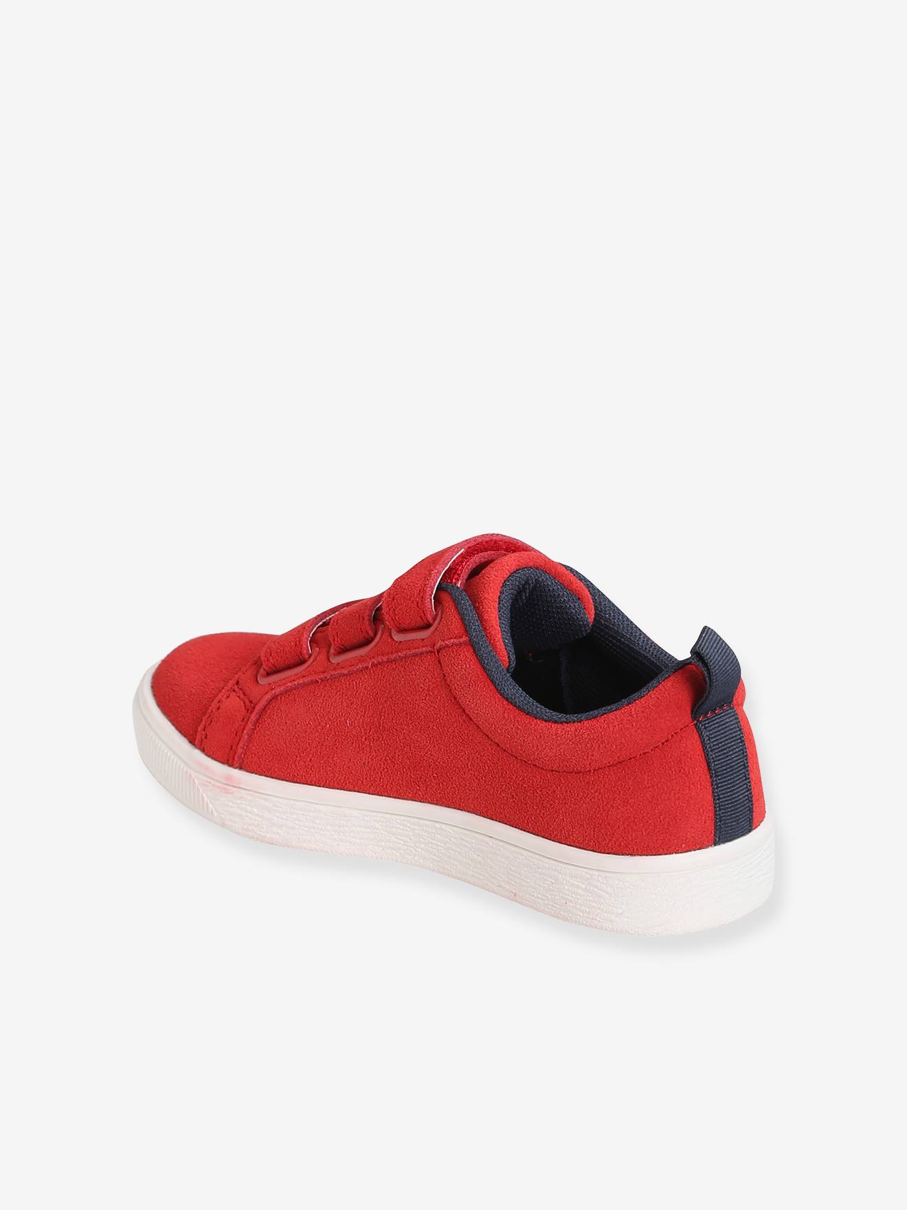 Vertbaudet Jungen Klett-Sneakers - bordeaux