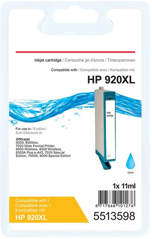 Viking 920XL Kompatibel HP Tintenpatrone CD972A Cyan