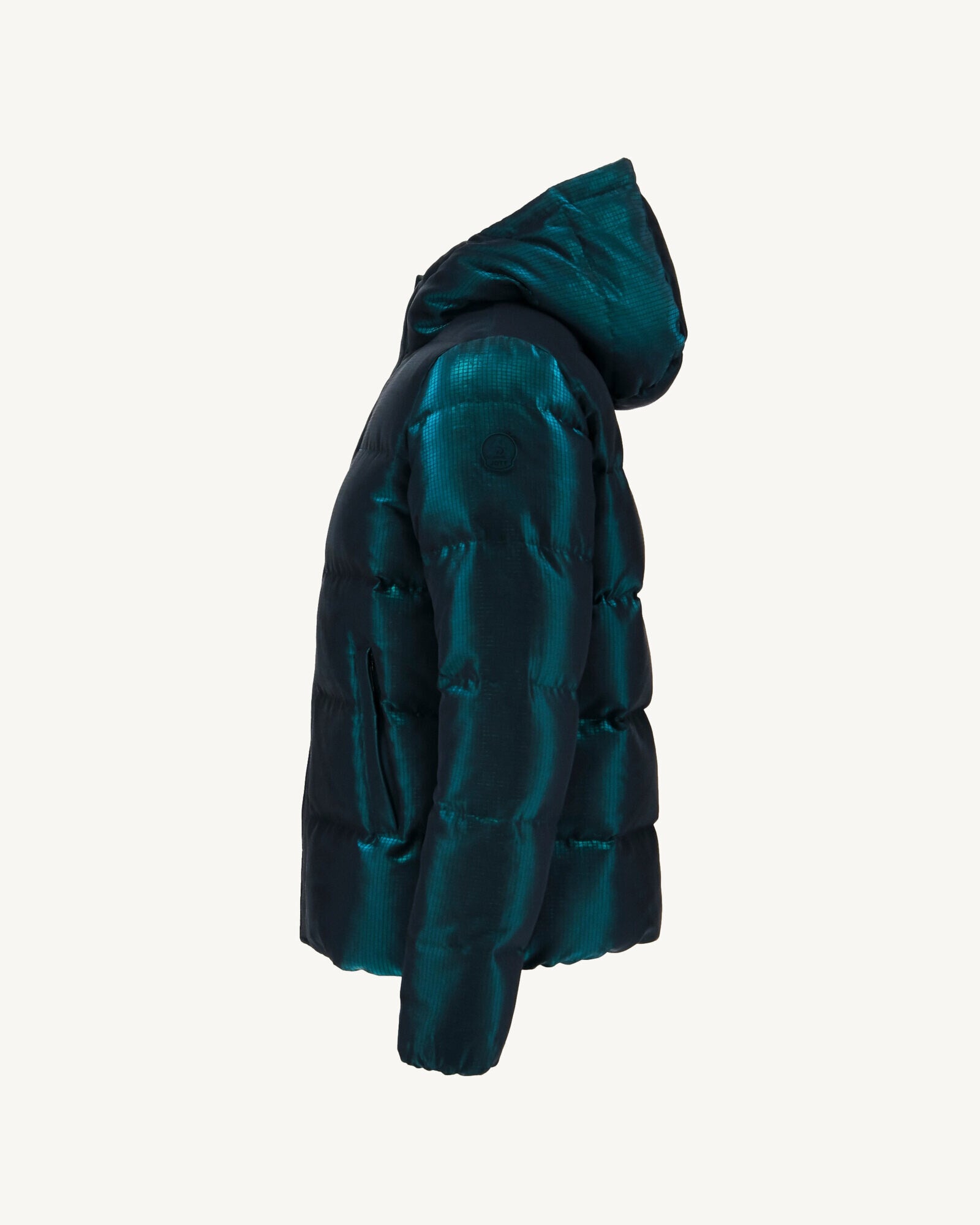Doudoune Grand Froid Christmas bleu Happy