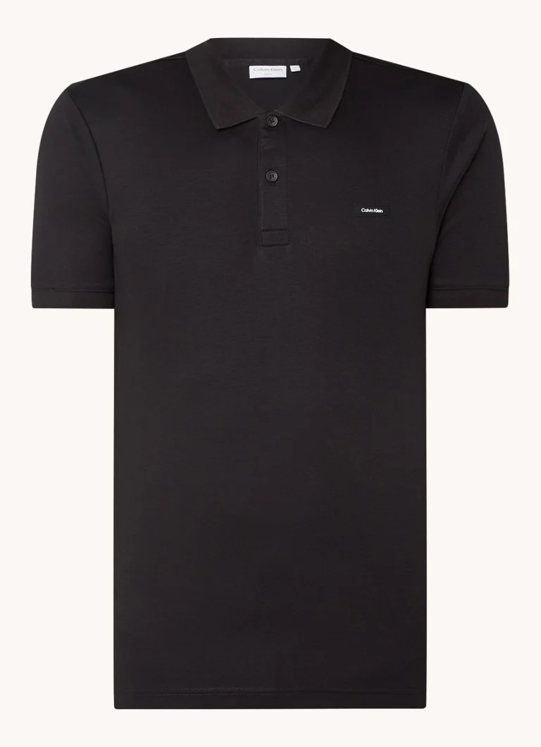 Tricou polo Calvin Klein slim fit cu logo