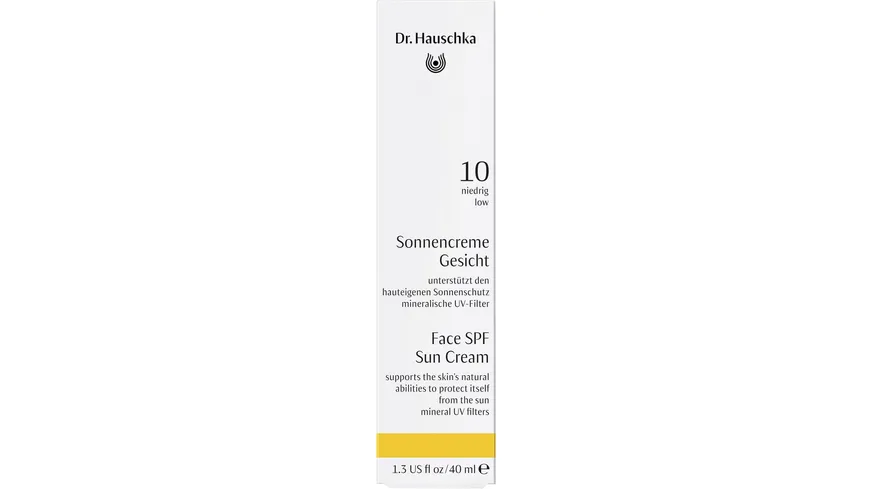 DR. HAUSCHKA Gesichtscreme Sonne LSF 10 40 ml