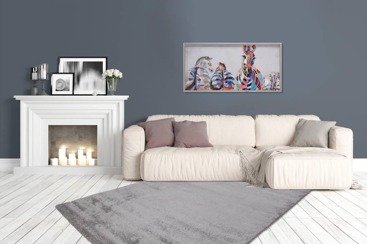 Kayoom Saint Lucia - Castries Silber 200cm x 290cm