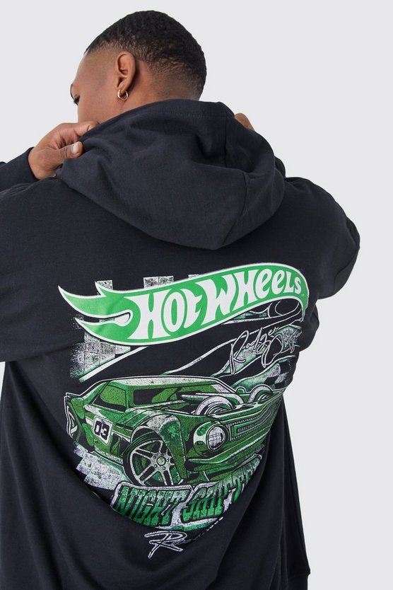 Oversize Hoodie mit lizenziertem Hot Wheels Print