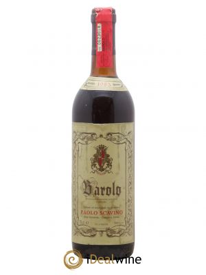 Barolo DOCG Scavino Paolo 1983 - Lot de 1 Bouteille