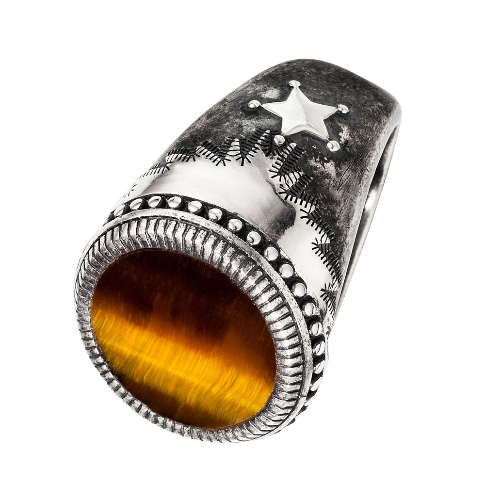 caï Bague pour hommes 925 Argent argent Bague