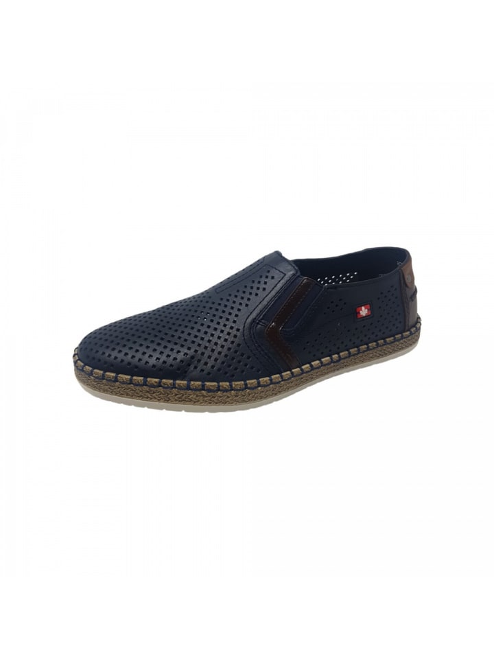 rieker Slipper  in Blau günstig kaufen