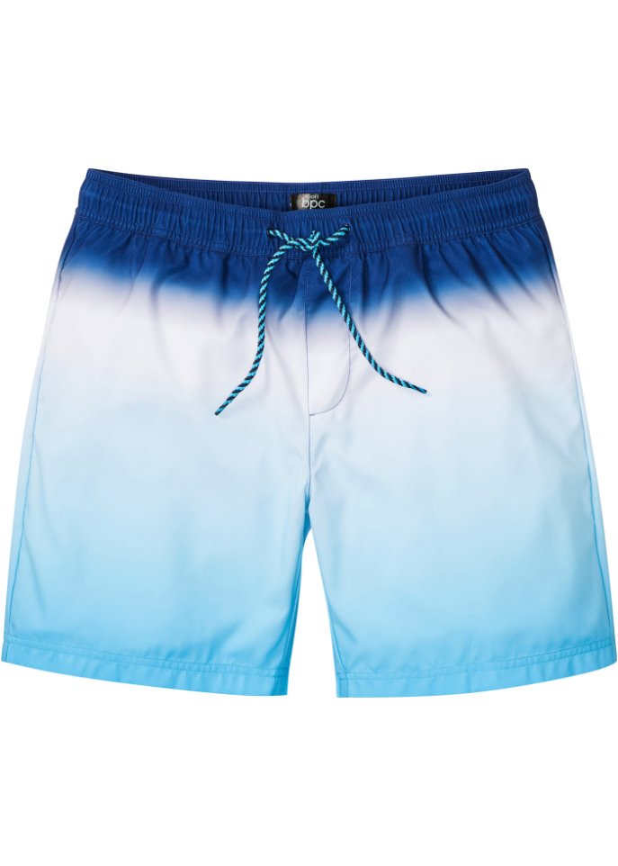 Strandshorts mit Farbverlauf aus recycelten Polyester