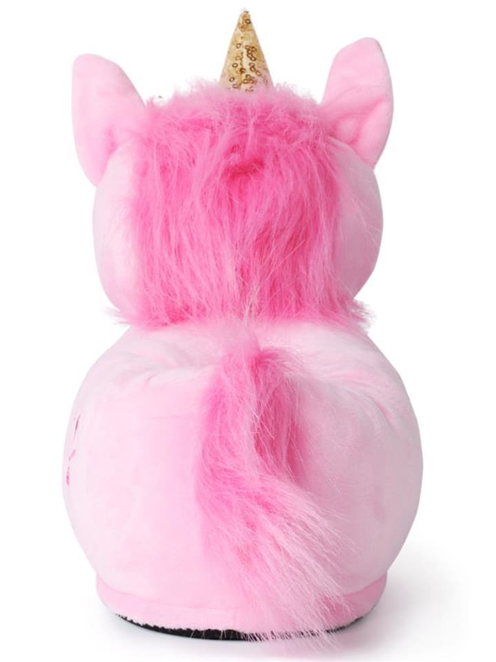 Corimori Plüsch Hausschuhe in Rosa günstig kaufen 25/34