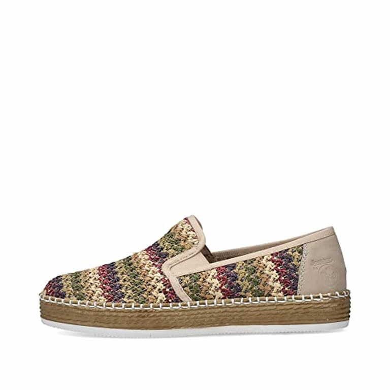 RIEKER Klassische Slipper bunt Slipper L7873-91. multi