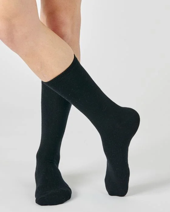 Lot de 2 paires de mi-chaussettes avec cachemire
