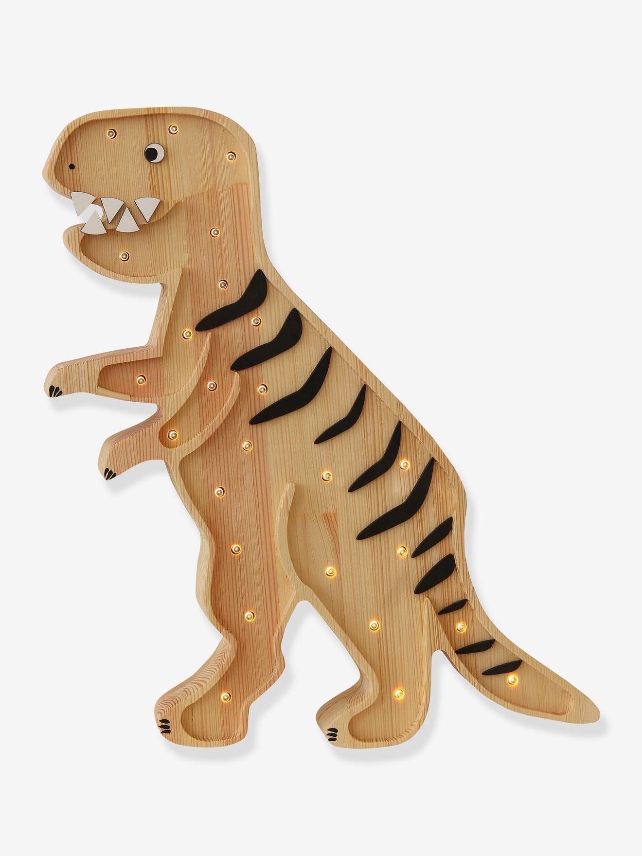 Lampe veilleuse Dinosaure T-Rex LITTLE LIGHTS bois