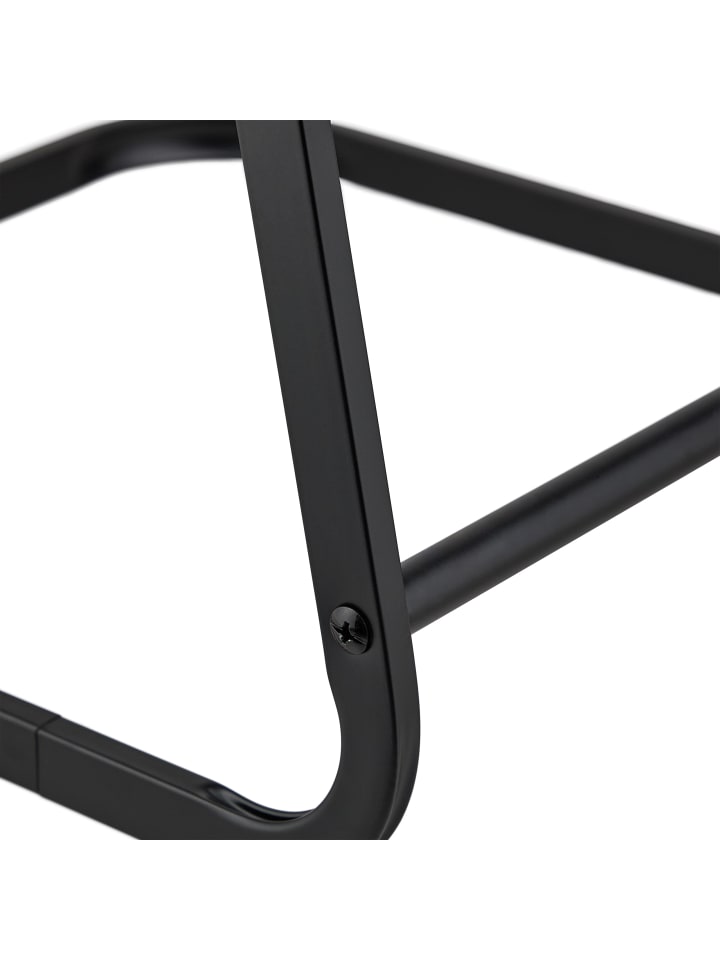 relaxdays Kleiderständer in Schwarz/ Natur - (B)41 x (H)140 x (T)41 cm günstig kaufen onesize