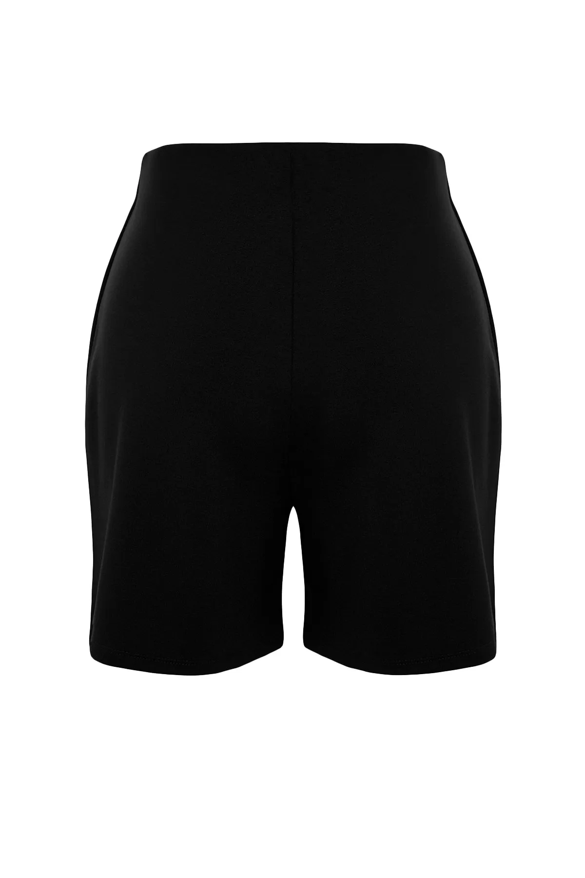 Trendyol Collection  Shorts - Schwarz - Hoher Bund