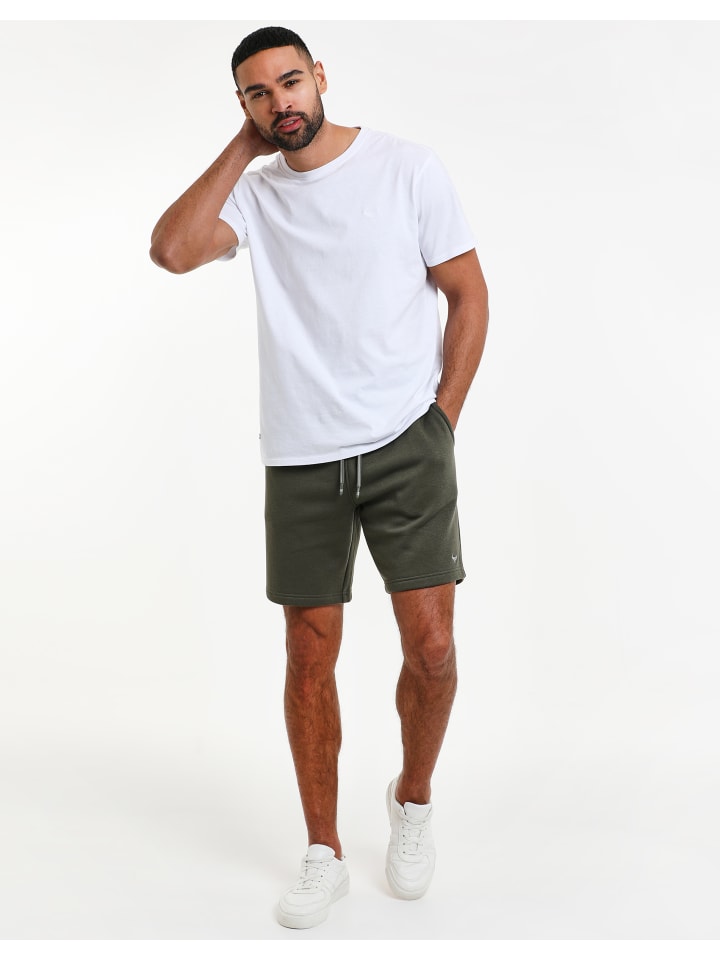 Threadbare Sweatshorts Bergamot in Khaki günstig kaufen