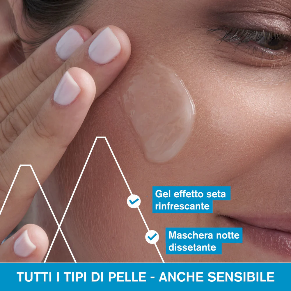 Mască hidratantă de noapte EAU THERMALE cu apă - Tratament hidratant de noapte, Mască facială hidratantă
