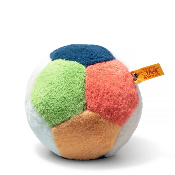 Ball mit Klangspiel, 13 cm, mehrfarbig