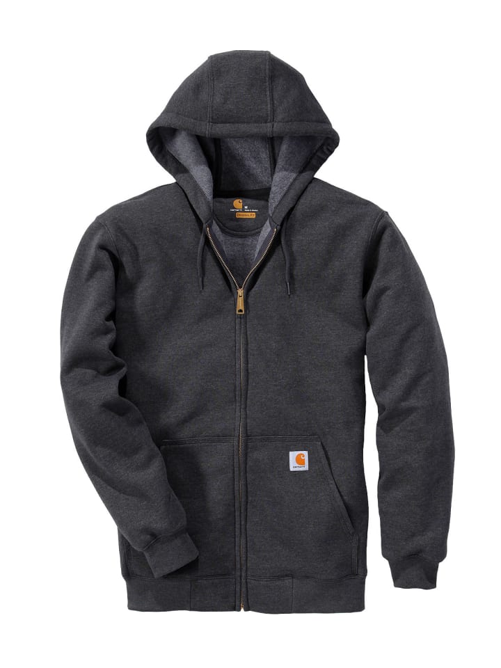 CARHARTT  Sweatjacke in dunkelgrau günstig kaufen