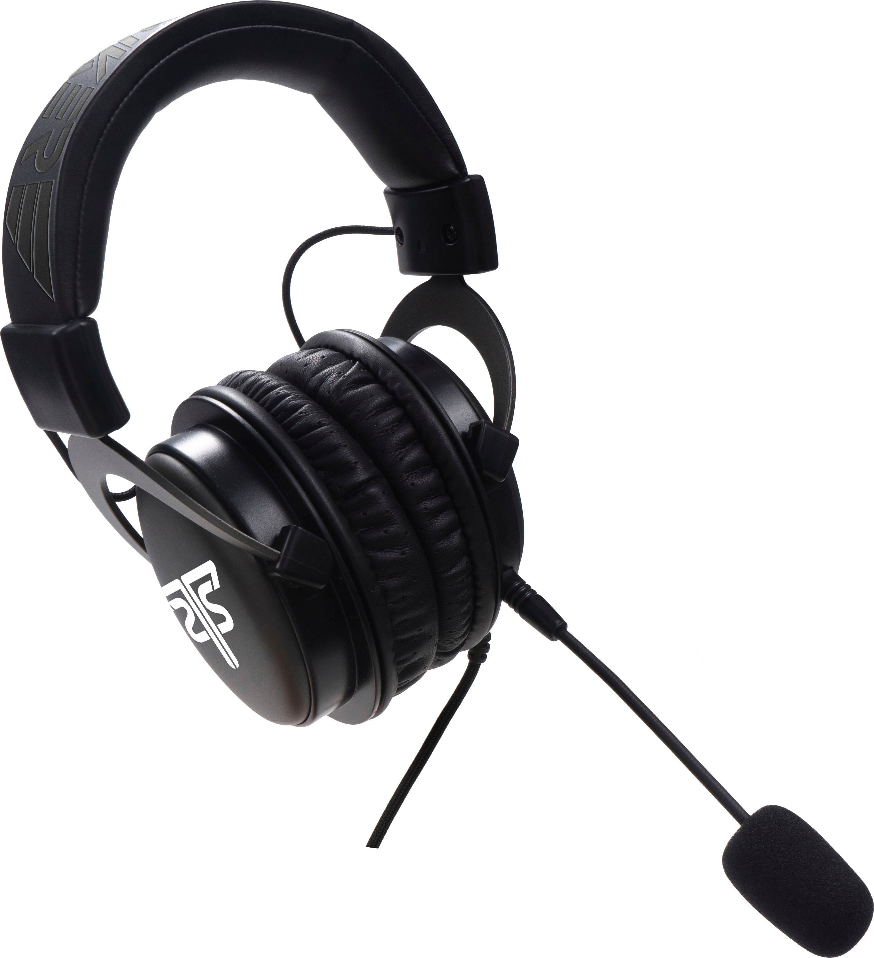 Hyrican Striker HEADQUARTER ST-GH823 7.1 Surround kabelgebunden Gaming-Headset (Mikrofon abnehmbar, geeignet für PC/PS4)