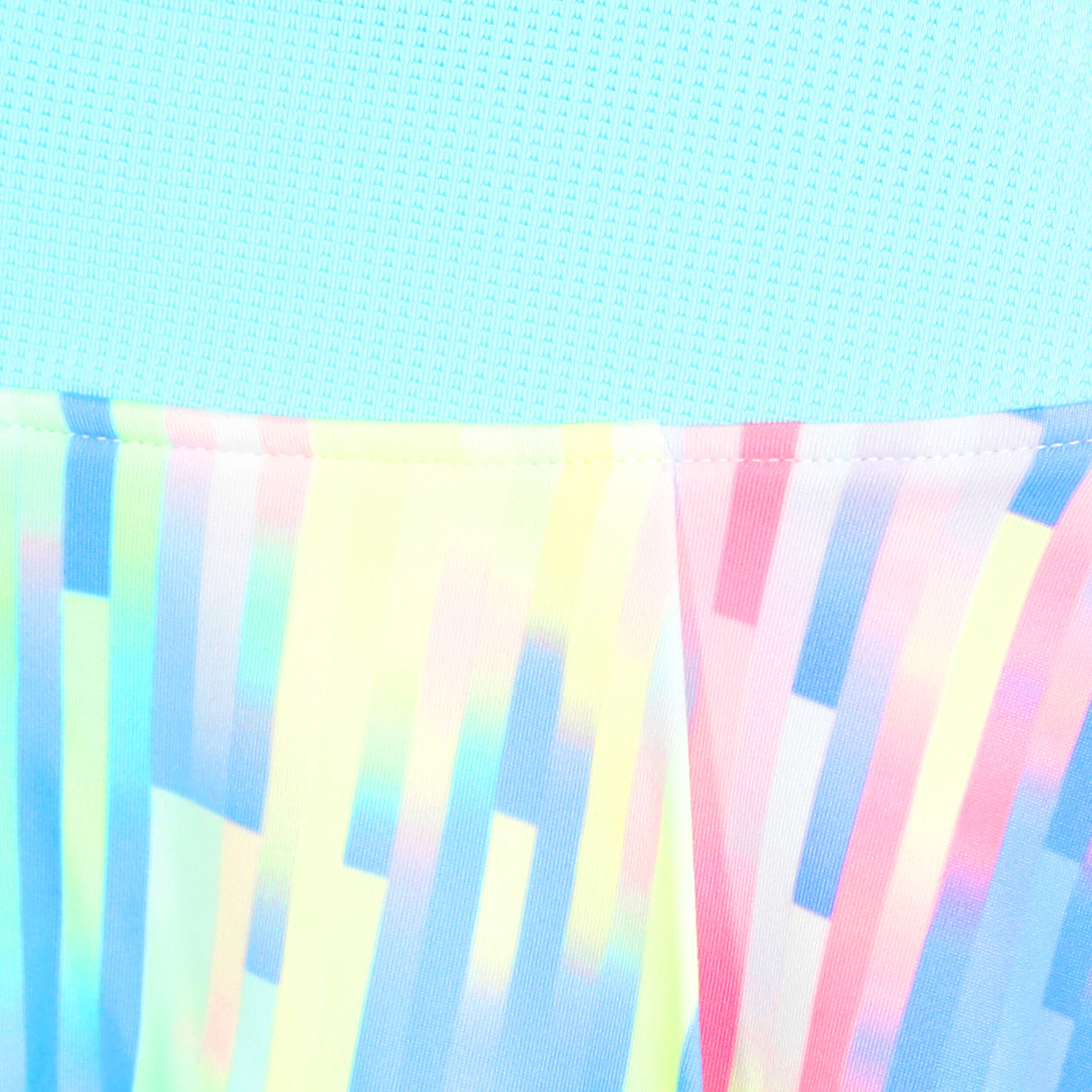 Melbourne 2024 Printed Wavy Rock Damen - Türkis, Mehrfarbig