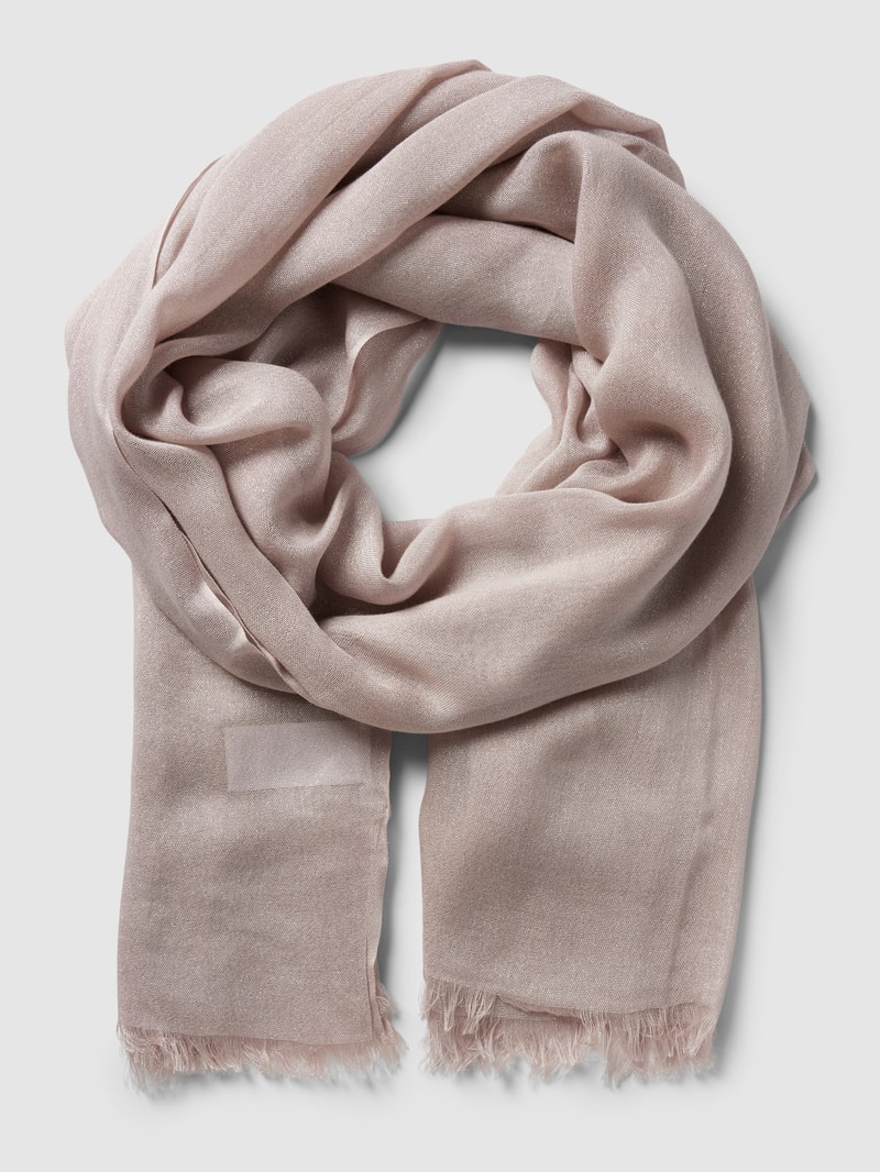Stola aus Viskose-Mix in taupe meliert