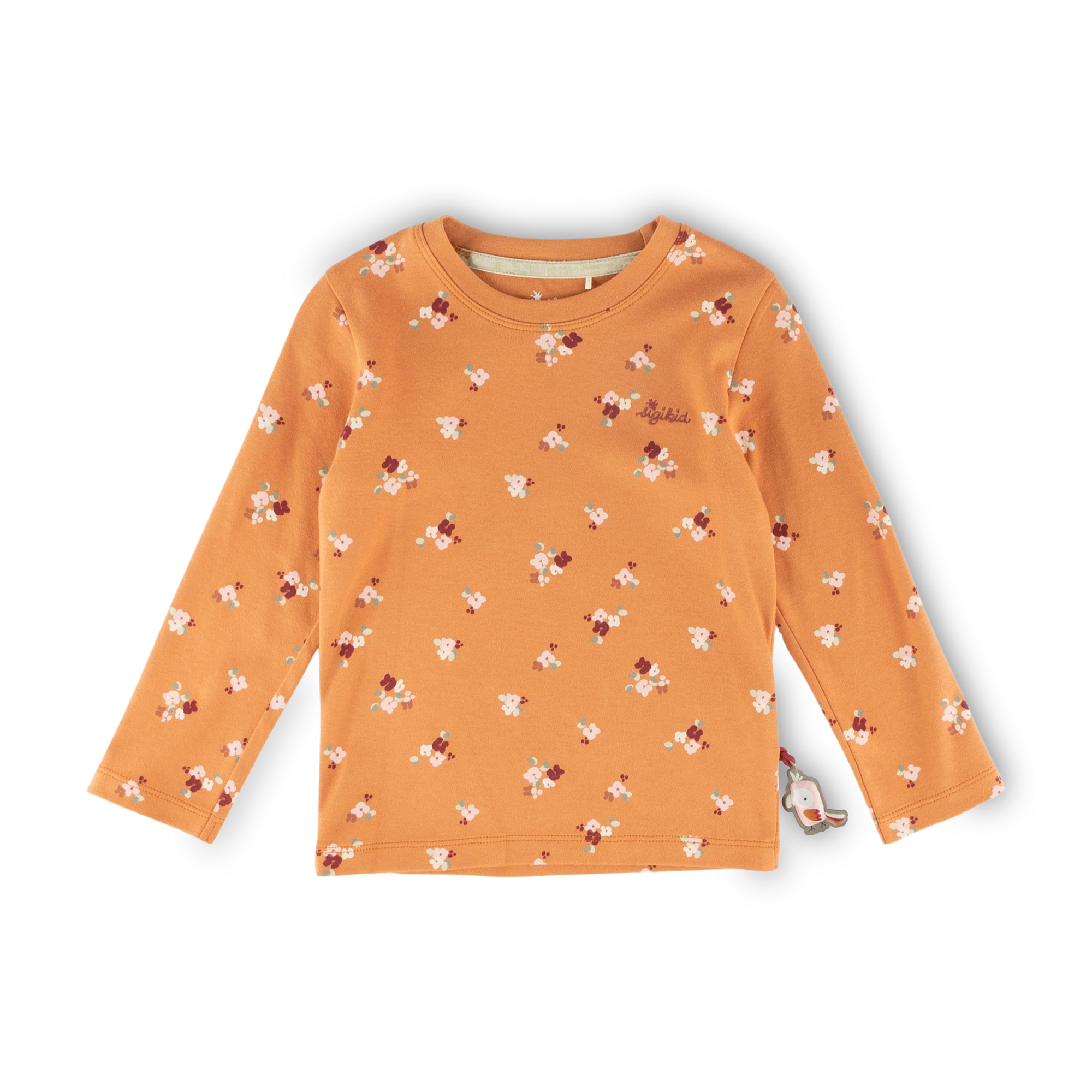 Kinder Langarmshirt mit Blümchen Print