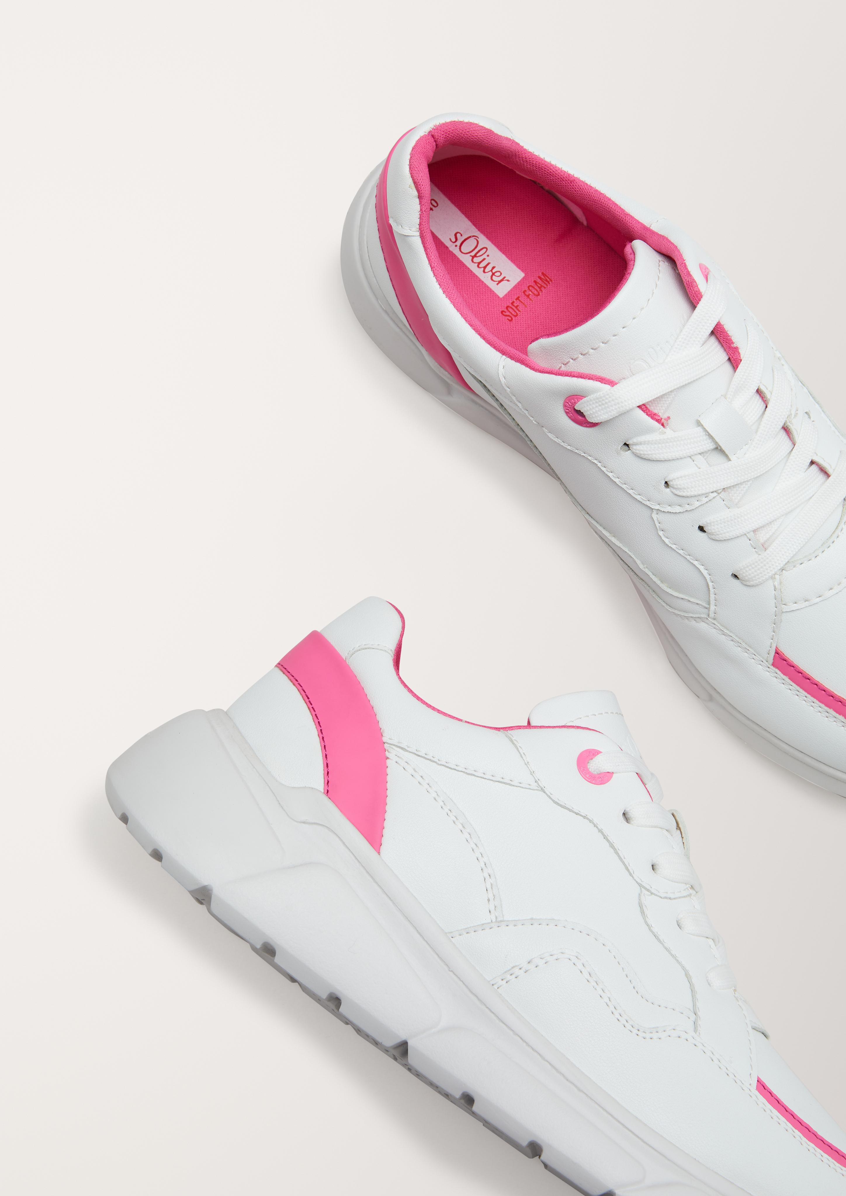 Vegane Sneaker im Materialmix  6005325-158