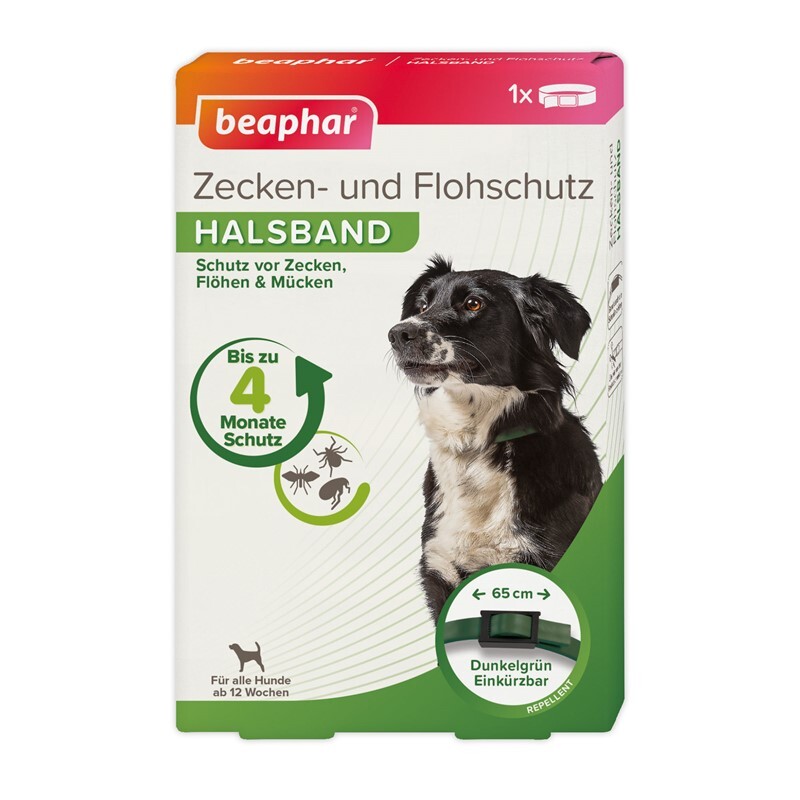 Beaphar Floh- & Zeckenmittel Beaphar Zecken- und Flohschutz Halsband für Hunde