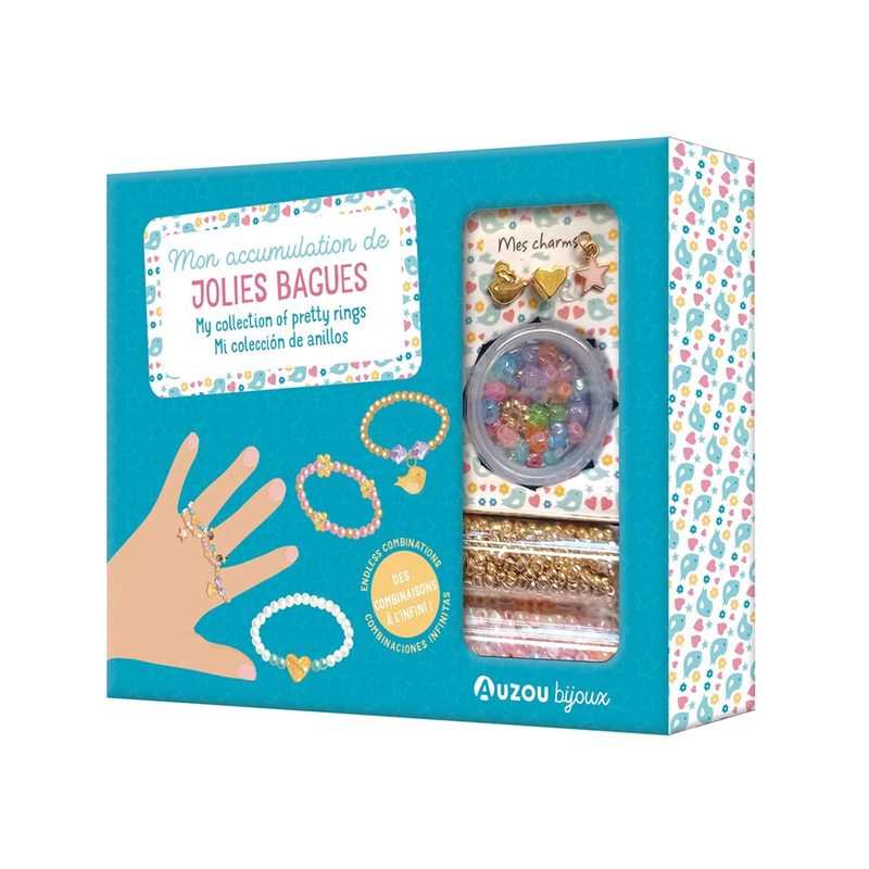 Coffret Mon accumulation de jolies bagues - Auzou